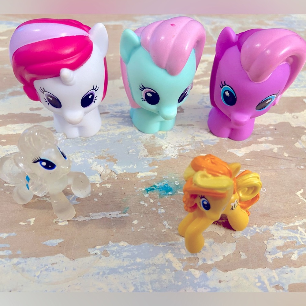 Lot of 5 Playskool & Other My Little Pony Play figures